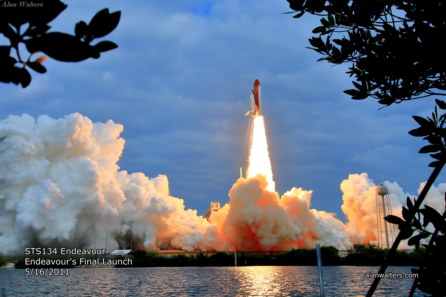 Space Shuttle Atlantis on the launch pad